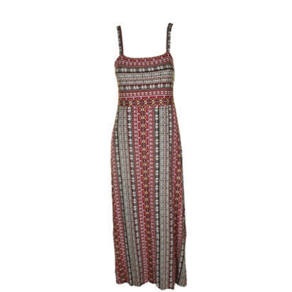 Sanctuary Red Multi Spring Fling Maxi Dress XS